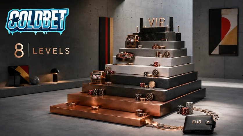 ColdBet Casino Cashback und Treueprogramm mit acht Loyalty-Stufen
