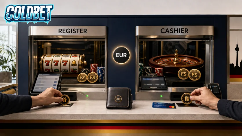 ColdBet Gutschein bei Registrierung oder vor der Casino-Einzahlung eingeben